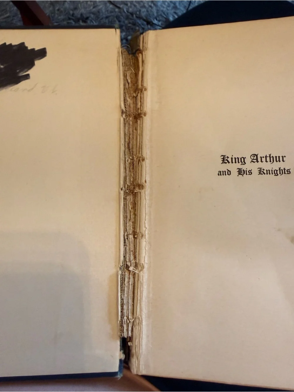 Vintage Early 1990s King Arthur and His Knights Hardcover Book